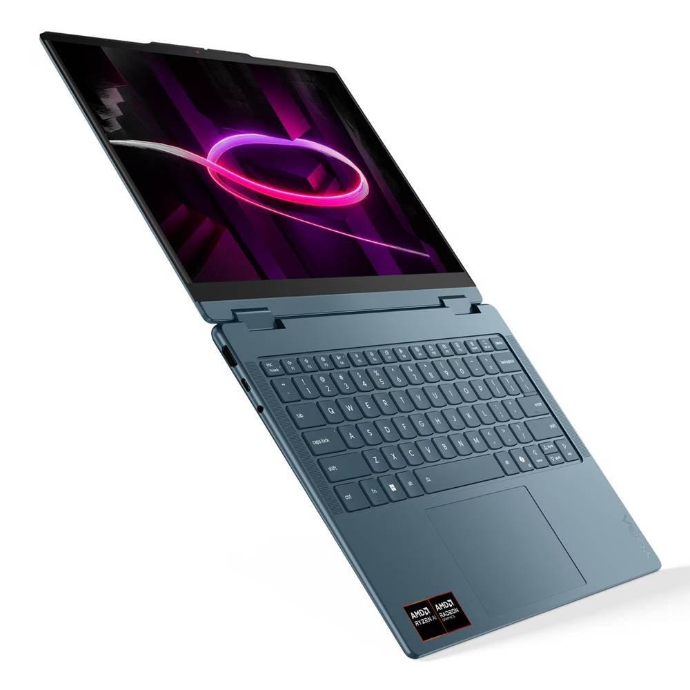 Lenovo Yoga 7 2in1 Laptop, AMD Ryzen AI 7 445, 32GB RAM, 1TB SSD, Integrated AMD Radeon 840M Graphics, 14" WUXGA, Windows 11 Home, 83TD001FAX – Tidal Teal