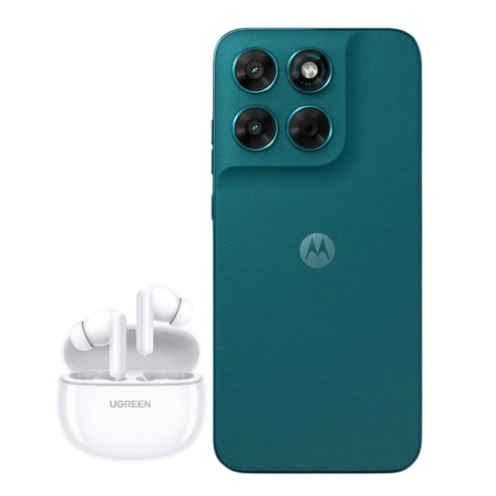 Motorola Moto G77 5G Phone, Dimensity 6400, 8GB, 128GB, 6.78" AMOLED 120Hz Display - Green