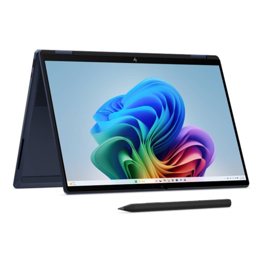 HP OmniBook X Flip 2-in-1 Convertible Next Gen AI Laptop, AMD Ryzen AI 5, 16GB RAM, 512GB SSD, AMD Radeon, 14-Inch Touch Screen, Windows 11 Home, 14-KC0004NE - Blue