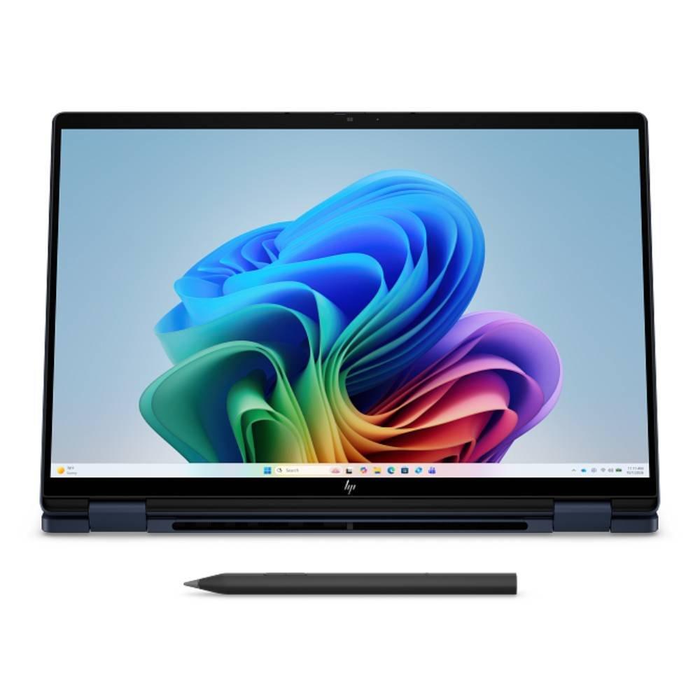 HP OmniBook X Flip 2-in-1 Convertible Next Gen AI Laptop, AMD Ryzen AI 5, 16GB RAM, 512GB SSD, AMD Radeon, 14-Inch Touch Screen, Windows 11 Home, 14-KC0004NE - Blue