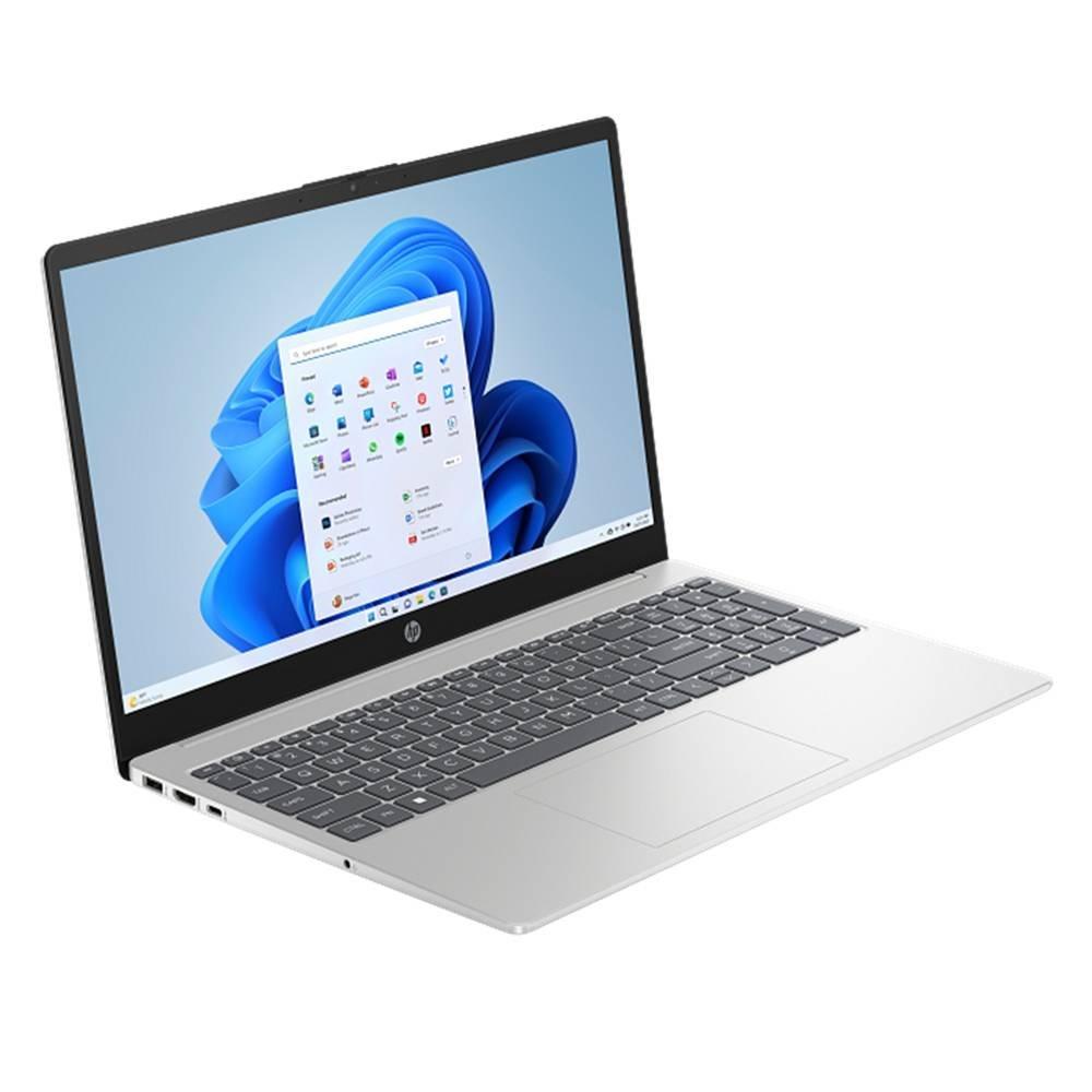 HP Laptop, Intel Core Ultra 5, 15.6", 8GB, 512GB SSD, AMD Radeon Graphics, Windows 11 Home, 15-FD2038NE - Silver