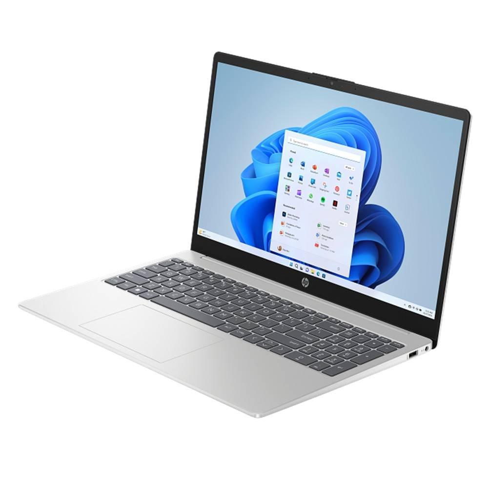 HP Laptop, Intel Core Ultra 5, 15.6", 8GB, 512GB SSD, AMD Radeon Graphics, Windows 11 Home, 15-FD2038NE - Silver