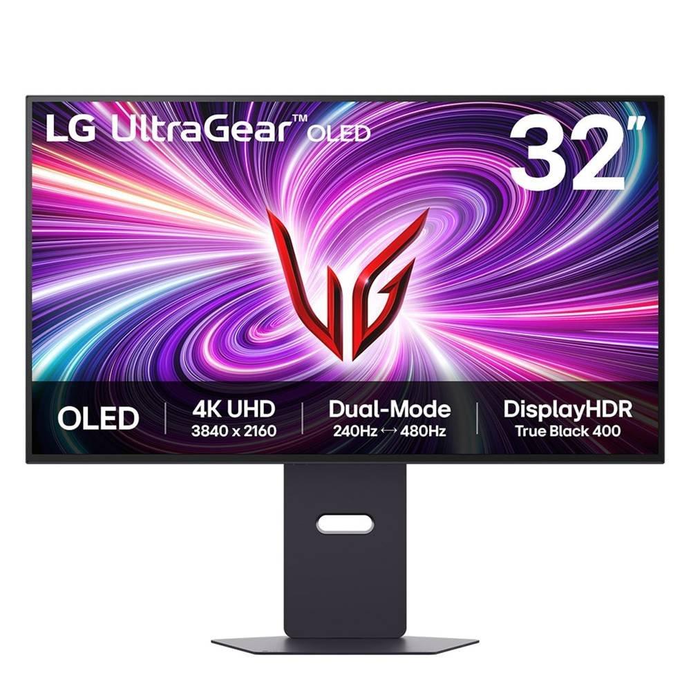 LG 32" Dual-Mode OLED Gaming Monitor, 480Hz, 0.03ms - Black