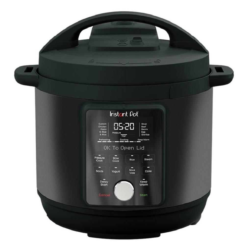 Instant Pot Duo Whisper Quiet Electric Pressure Cooker 6Qt, INP-112-3079-01-GC - Black 