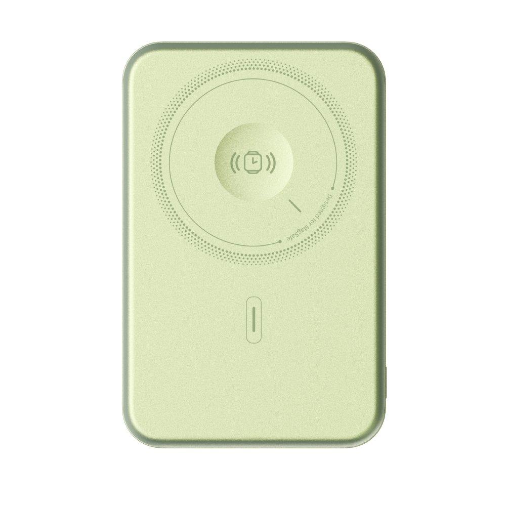 Gizzy 2 In 1 Wireless Power Bank, 10K, GZ10444-GR - Green