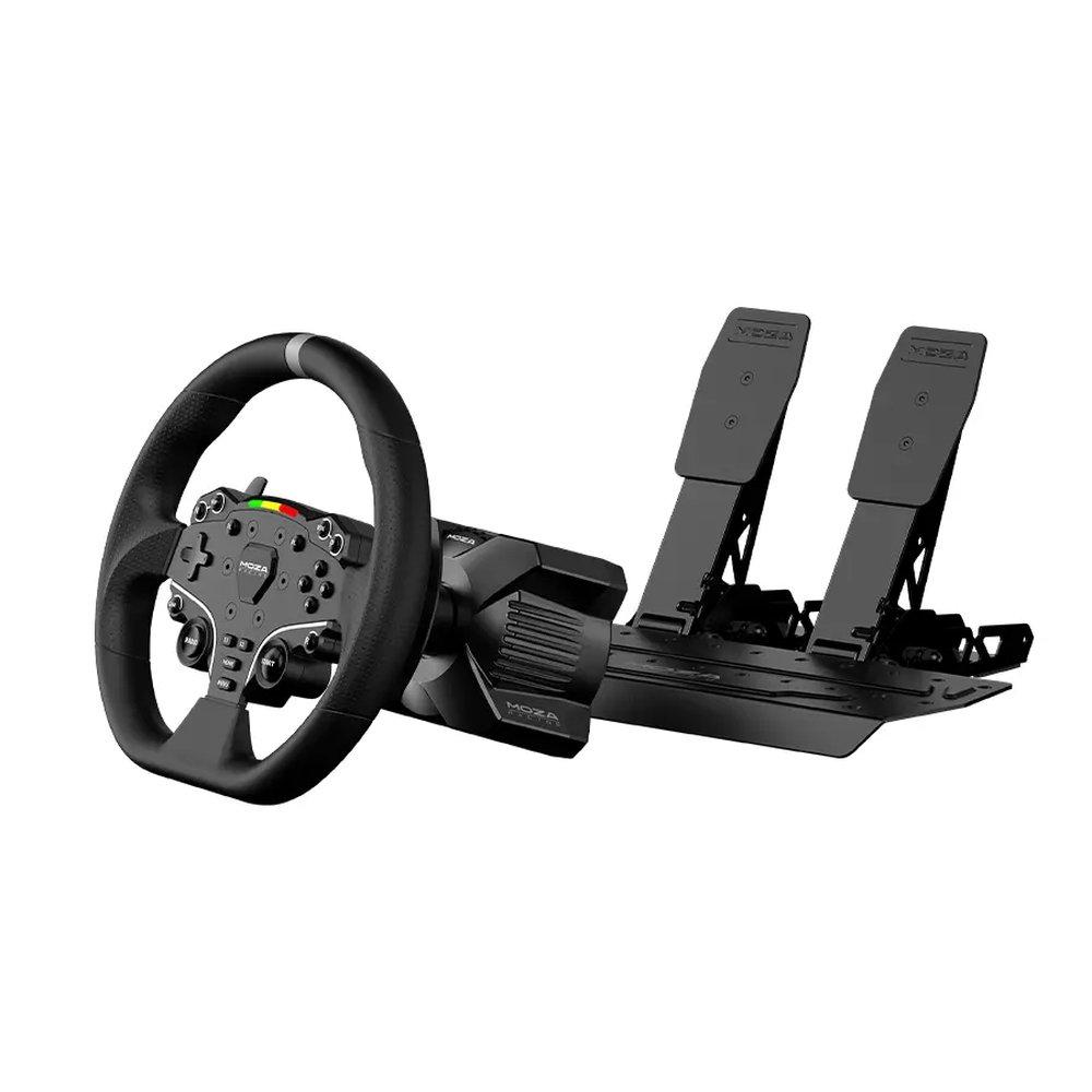 MOZA R3 Racing Wheel and Pedals for PC, RS074 - Black