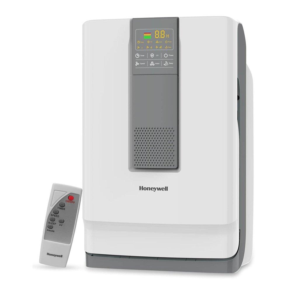 جهاز تنقية الهواء هانيويل إير تاتش V4، HC000020/AP/V4/UK - أبيض 