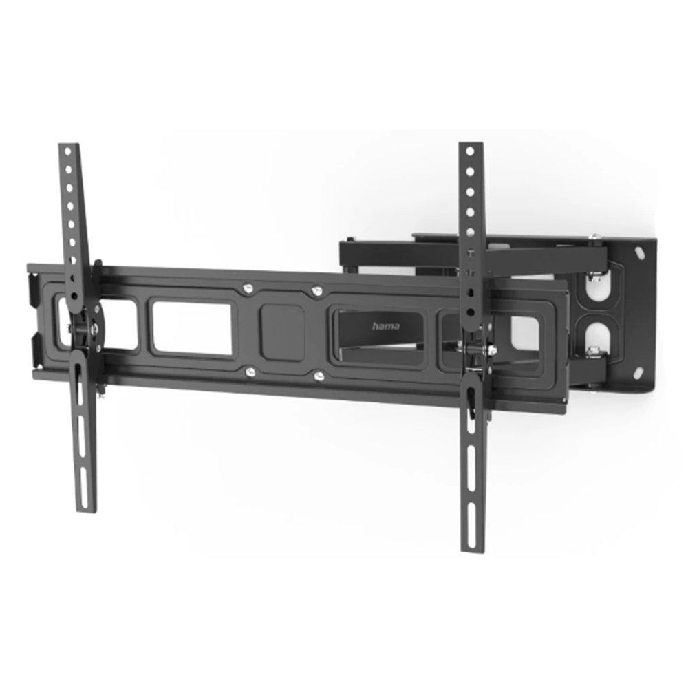 Hama TV Wall Bracket, Swivel Tilt Pull-Out, 32–75 Inch, Up to 50kg, VESA 600×400, 00220831 – Black
