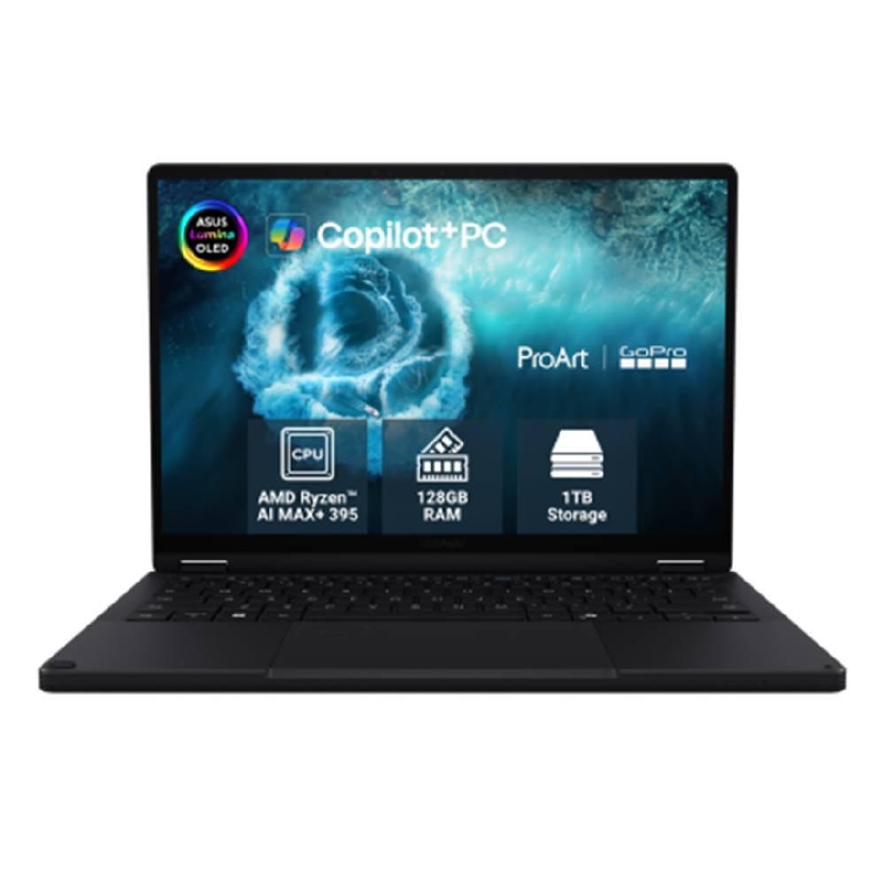 Asus ProArt Go Pro Edition Laptop, 13.3”, 128GB RAM, 1TB SSD, AMD Ryzen AI, AMD Radeon Graphics, Windows 11 Home, HN7306EAC-LX044W - Nano Black 