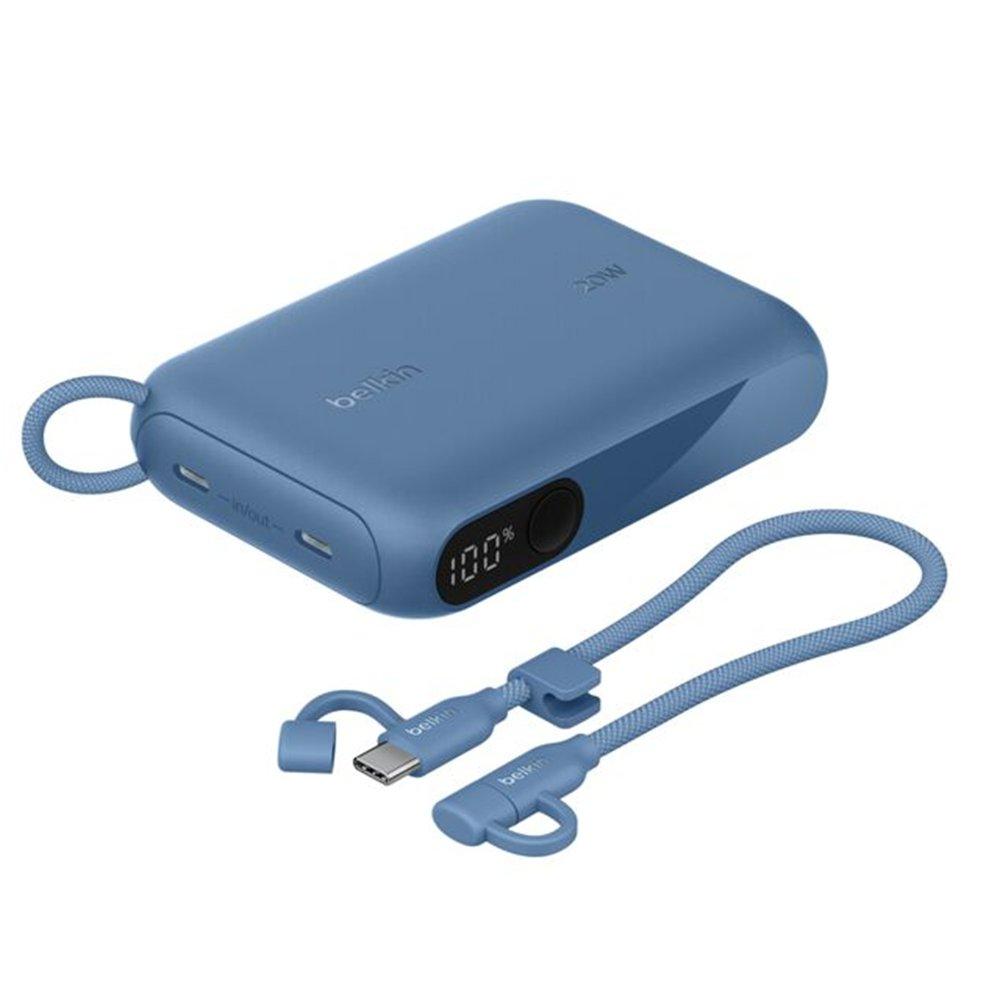Belkin 10K 20W Power Bank with Display – Blue