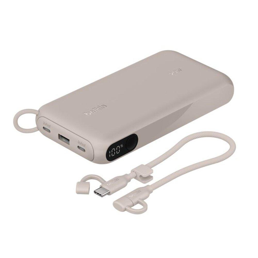 Belkin 20K Power Bank with Display - Sand