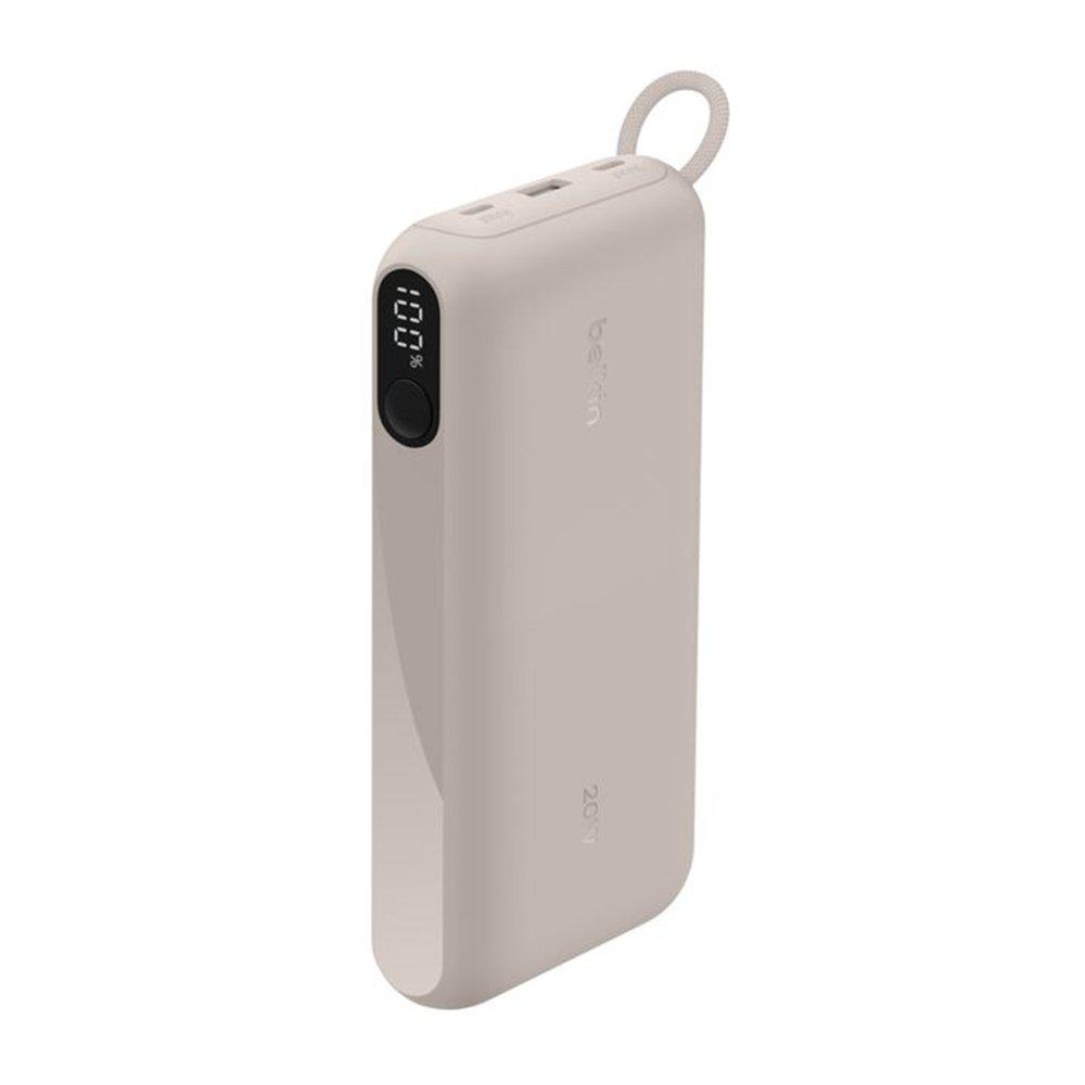 Belkin 20K Power Bank with Display - Sand