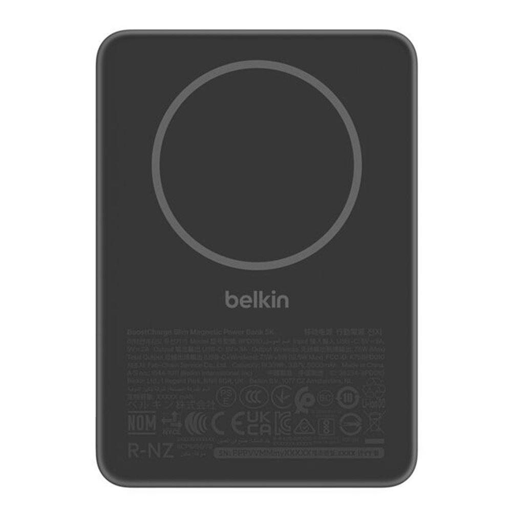 Belkin 5K Slim Magnetic Power Bank - Black