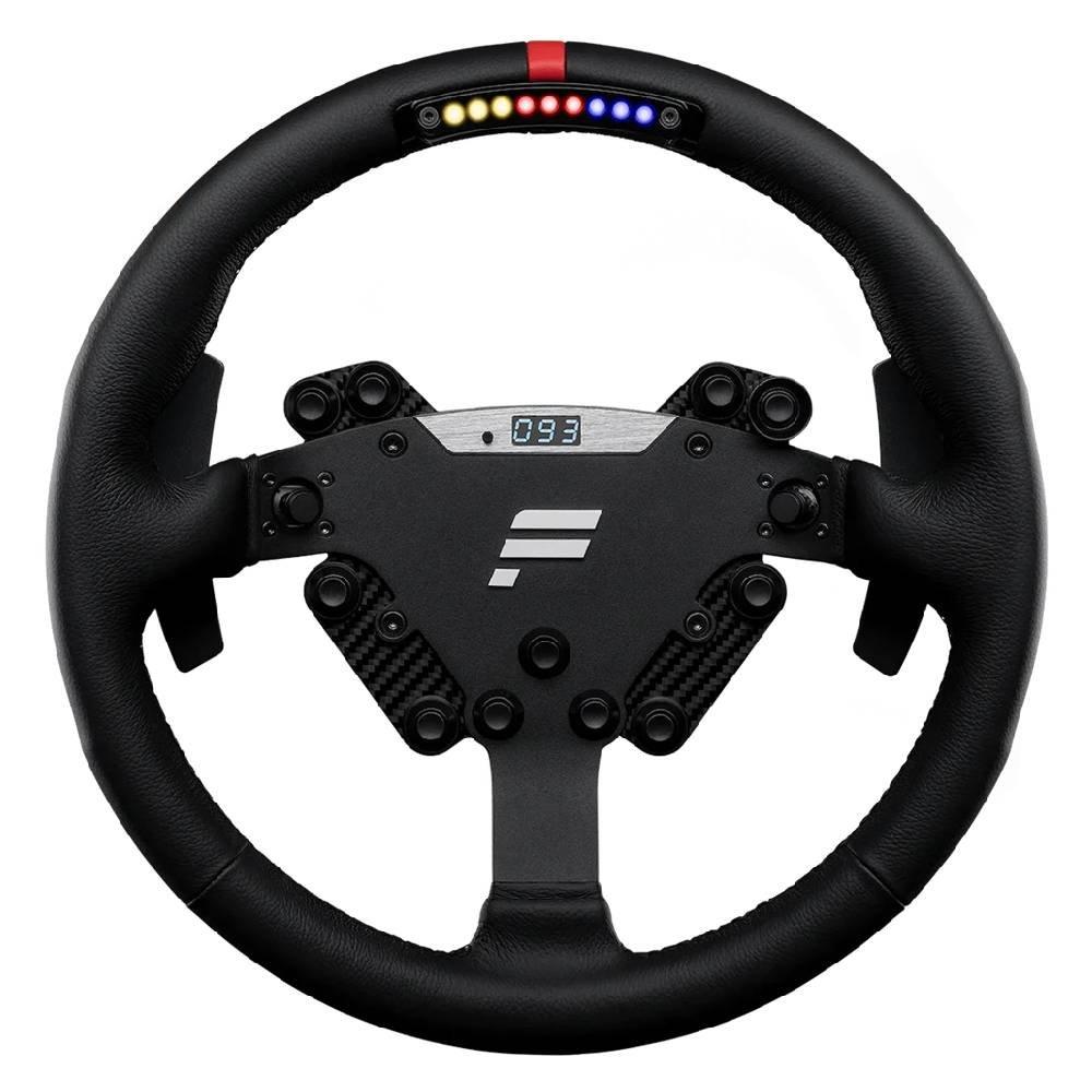 Fanatec ClubSport RS 320mm Leather Steering Wheel, CRD-9020011-WW - Black