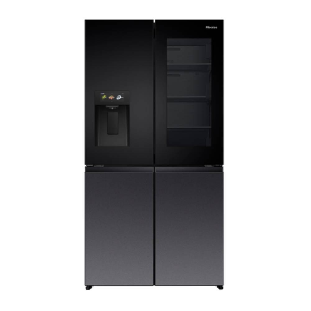 Hisense Four Door Refrigerator, 615 L, 21.7CFT, RQ9P780TTB1 - Black