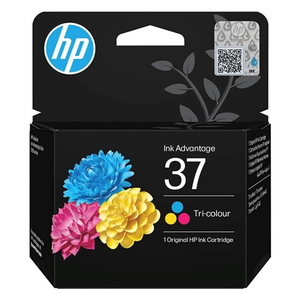 HP 37 Original Ink Tri‑Color Cartridge, 7FP44AE - MultiColor