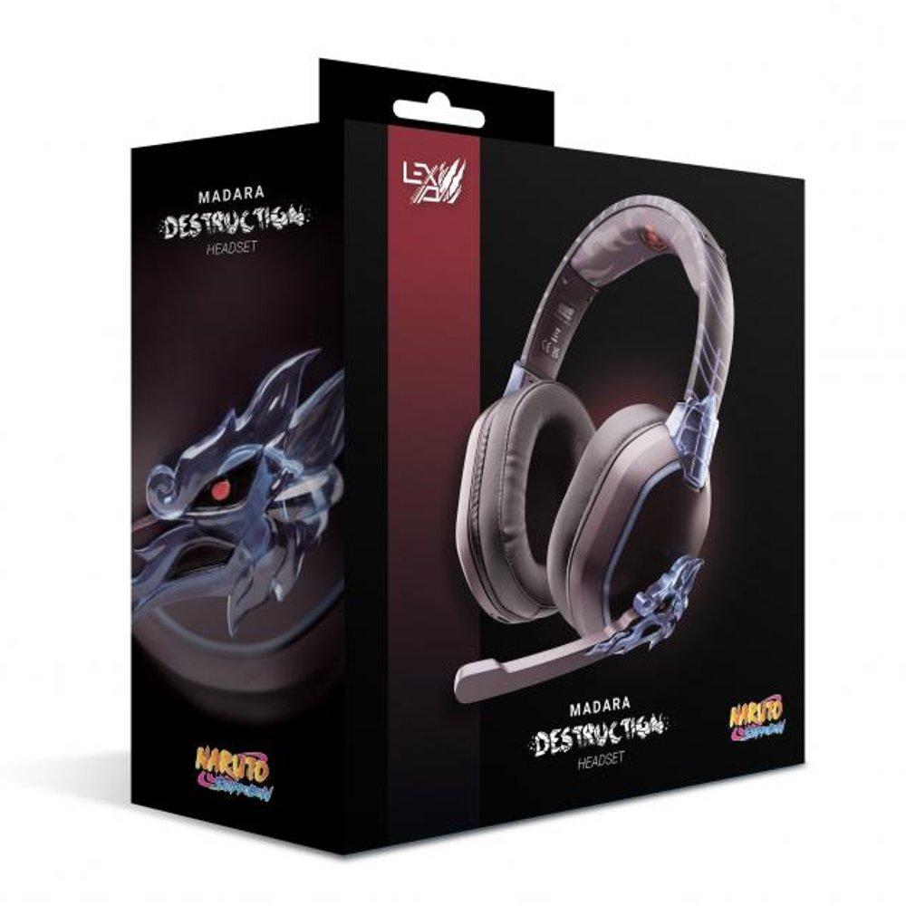 Lexip Madara Wireless Headset Designed By Tsume Naruto Shippuden, TSXLXHS0003 - Black And Blue 