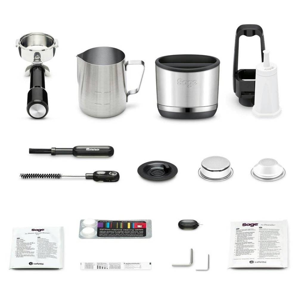 Sage The Oracle Dual Boiler Espresso Coffee Machine, SES995BTR4GUK1 - Black & Silver