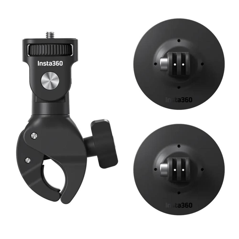 INSTA 360 Motorcycle Kit, I04CINSAAVY - Black Split it your way