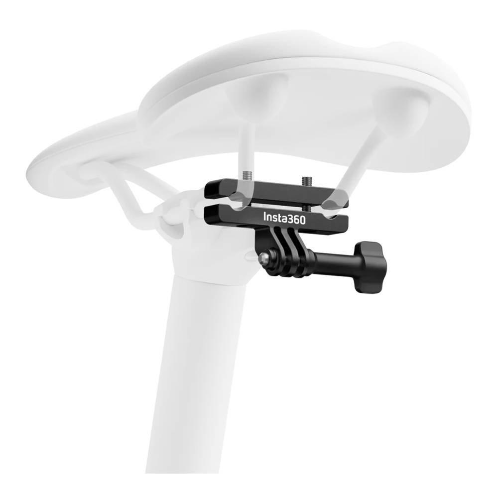 Insta 360 Bike Seat Rail Mount, High-Strength Aluminum Construction, I04CINSCAVP- Black