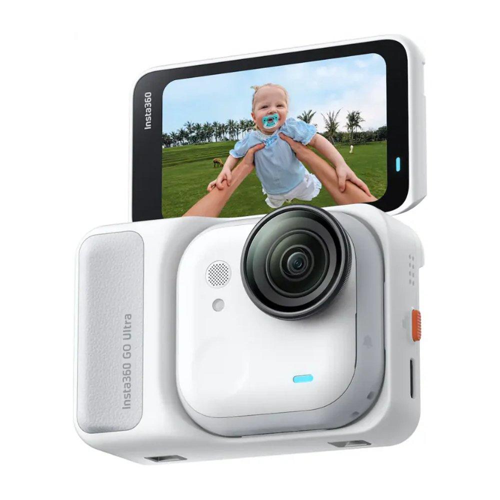 Insta360 GO Ultra Action Camera, 4k, I04CINSABEAW - White 