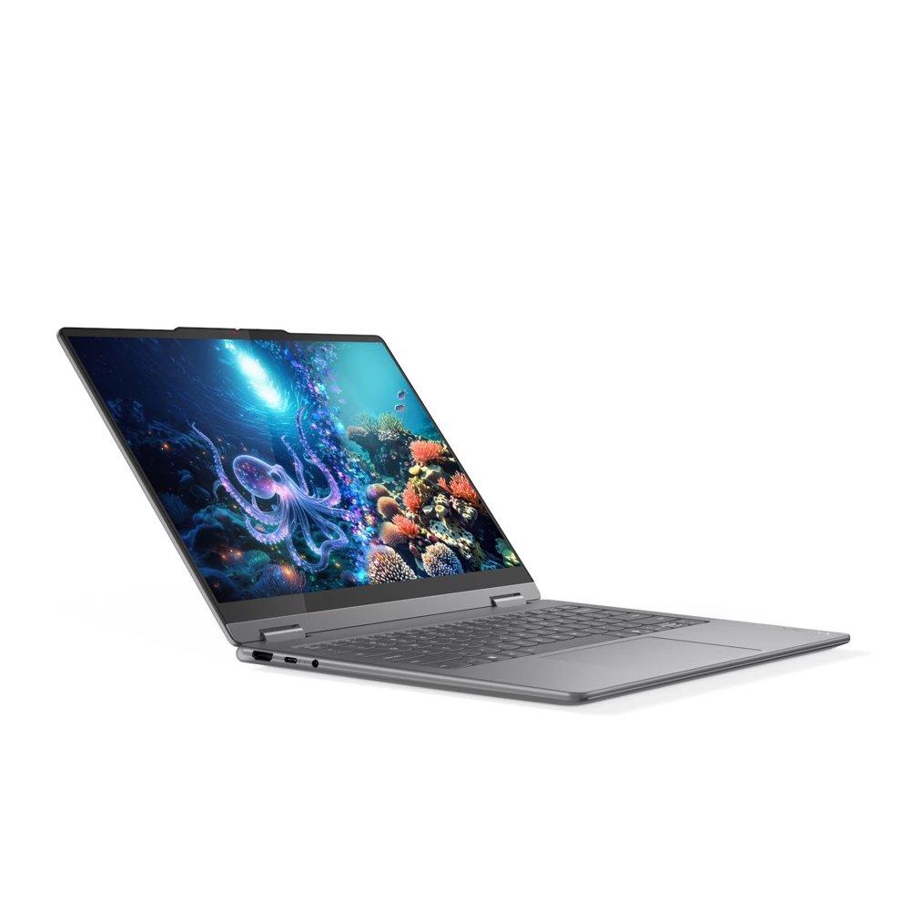 Lenovo Yoga 7 2-in-1 Laptop, Intel Core Ultra 7, 16GB RAM, 512GB SSD, Integrated Intel Arc Graphics, 14 Inch, Windows 11 Home, 83JQ00B0AX - Grey