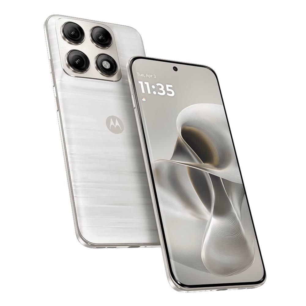 Motorola Edge 70 pro 5G phone, MediaTek Dimensity 8500, 12GB RAM, 512GB, 6.78-Inch, PBC20056AE - White