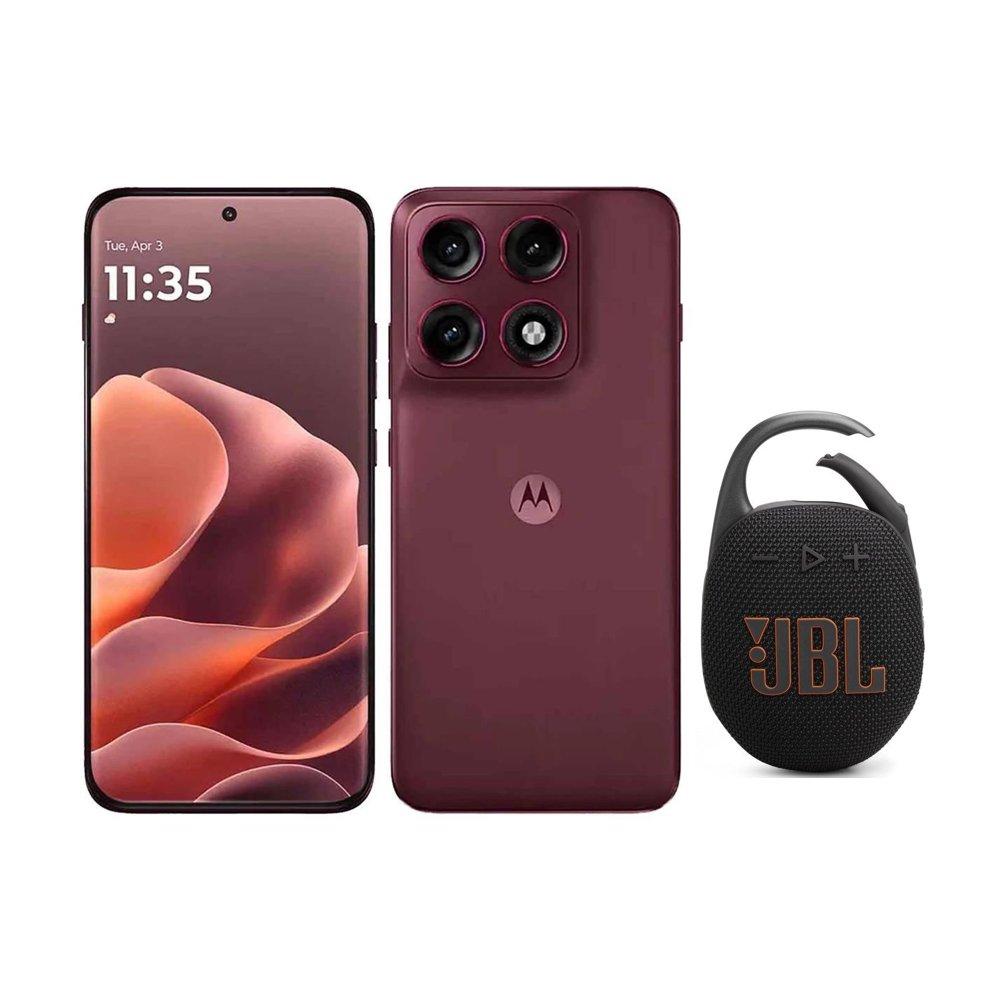 Motorola Edge 70 pro 5G phone, MediaTek Dimensity 8500, 12GB RAM, 512GB, 6.78-Inch, PBC20056AE - Burgundy