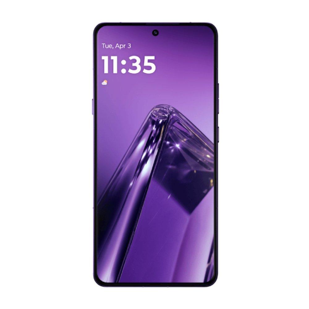 Motorola Signature Crystals by Swarovski Phone, Qualcomm SM8845 Snapdragon 8 Gen 5, 16GB RAM, 512GB, 6.8-Inch, PBAB0063AE - Violet