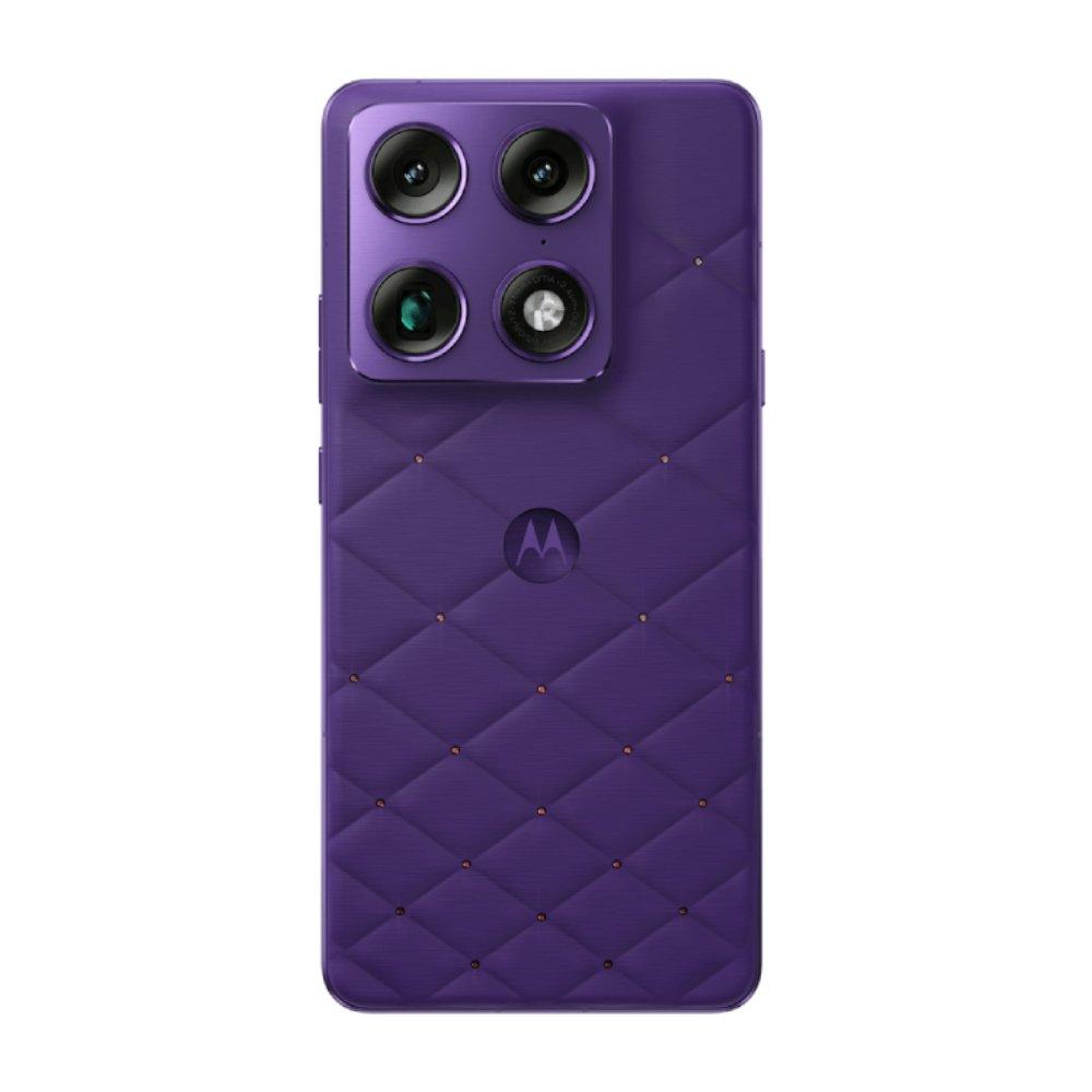 Motorola Signature Crystals by Swarovski Phone, Qualcomm SM8845 Snapdragon 8 Gen 5, 16GB RAM, 512GB, 6.8-Inch, PBAB0063AE - Violet