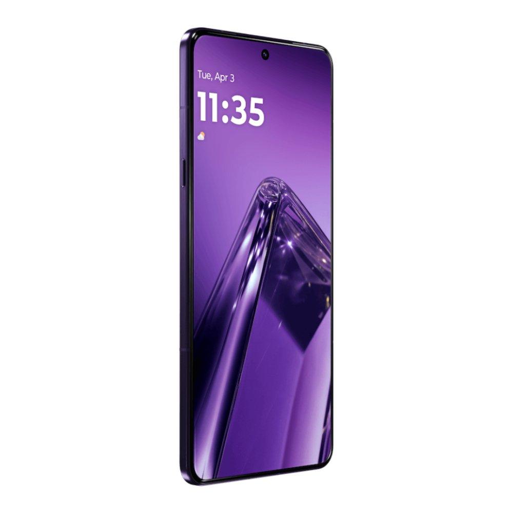 Motorola Signature Crystals by Swarovski Phone, Qualcomm SM8845 Snapdragon 8 Gen 5, 16GB RAM, 512GB, 6.8-Inch, PBAB0063AE - Violet