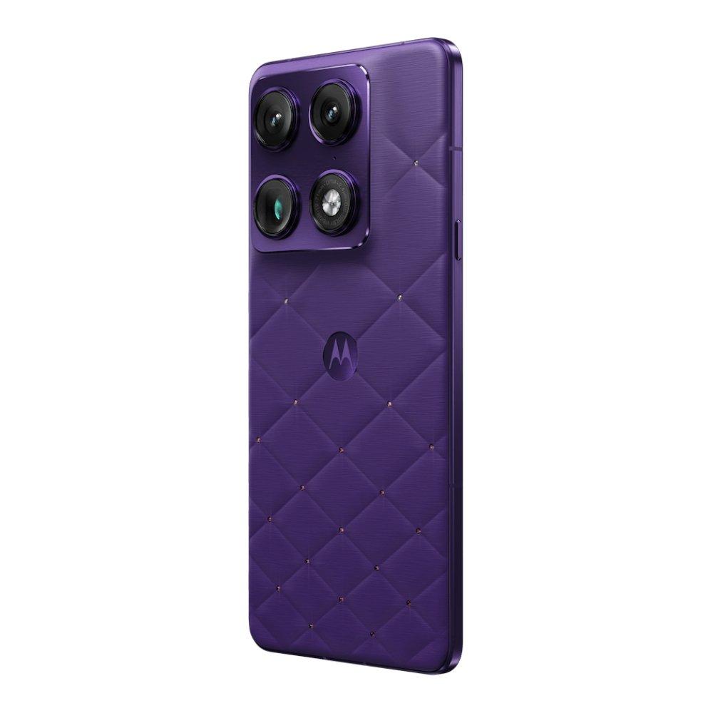 Motorola Signature Crystals by Swarovski Phone, Qualcomm SM8845 Snapdragon 8 Gen 5, 16GB RAM, 512GB, 6.8-Inch, PBAB0063AE - Violet