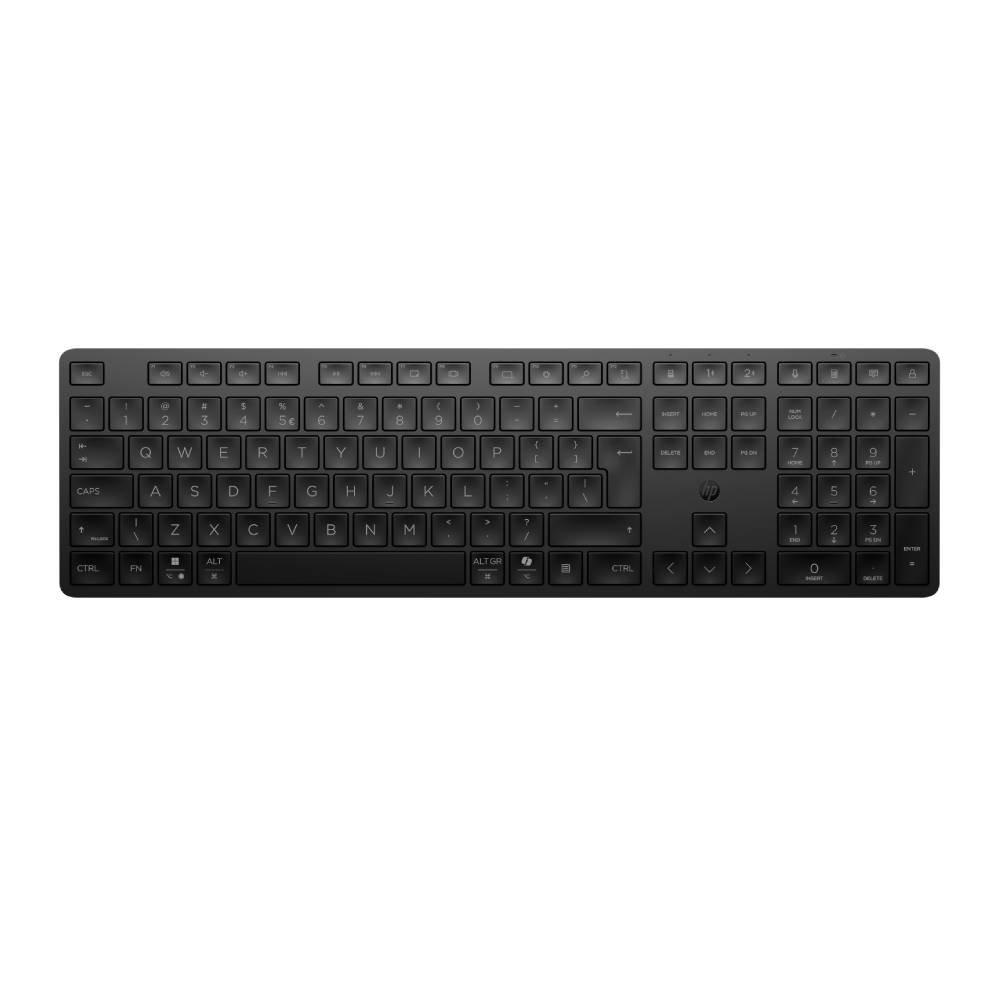 HP HP 490K Dual Mode Keyboard, Wireless, BD5F4AA - Black
