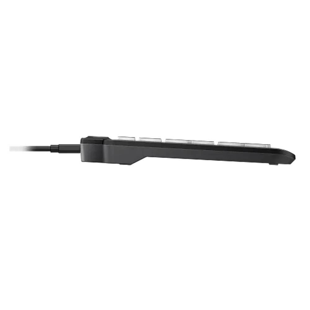 HP 400 Backlit Wired Keyboard, 7N7C0AA - Black