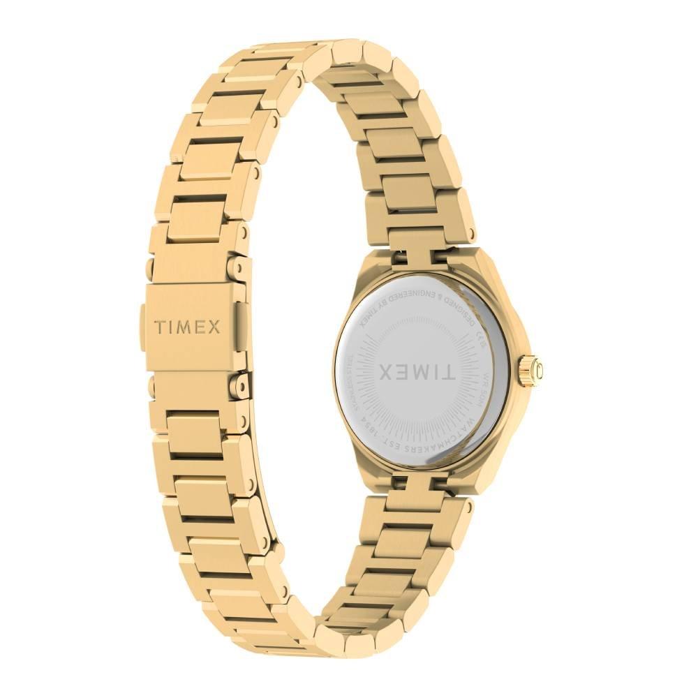 Timex Q Timex Women's Watch, Analogue Quartz, 24 mm, TW2Y68300 - Gold-Tone