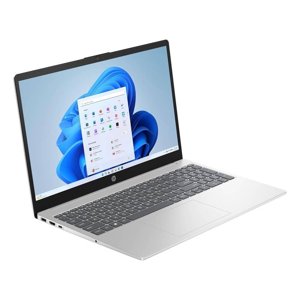 HP Laptop, AMD Ryzen 5, 8GB RAM, 512GB SSD, AMD Radeon, 15.6-Inch, Windows 11 Home, 15-FC0070NE - Silver