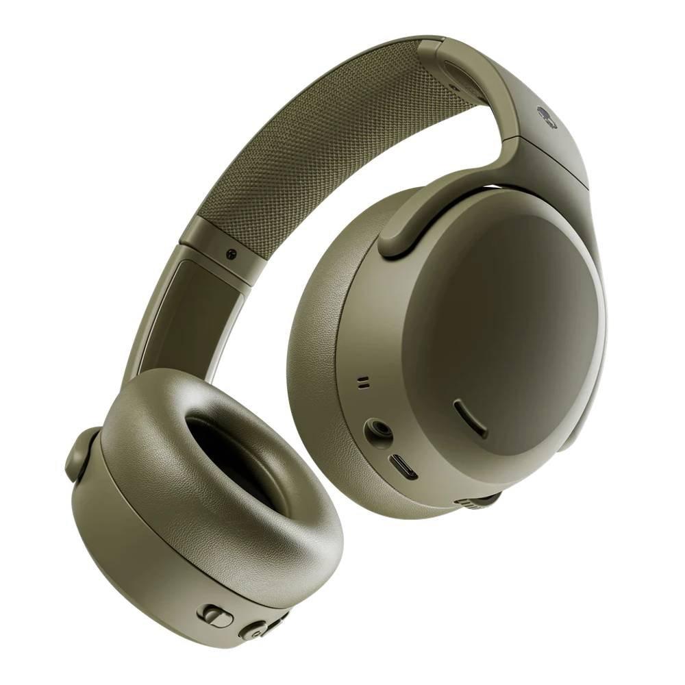 Skullcandy Crusher Wireless Over-Ear Headphone, Noise Cancelling, S6CAW-T020 - Olive Green