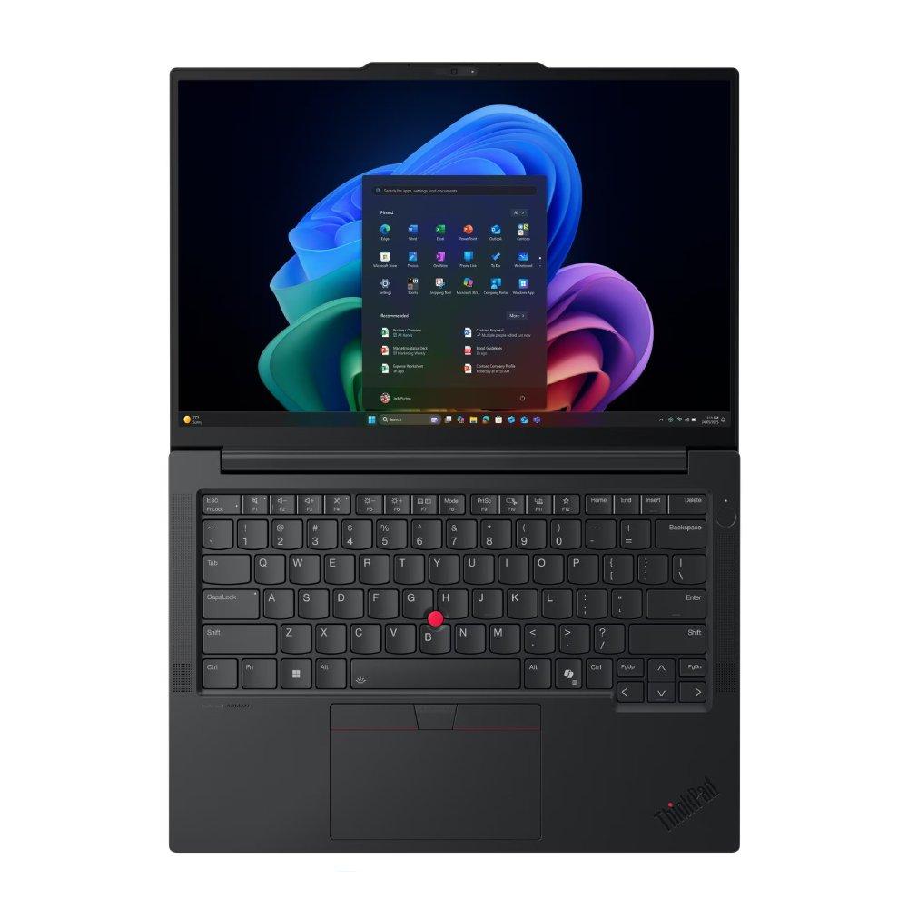 Lenovo Think Pad E14 Gen 7 Laptop, Intel Core Ultra 7, 16GB RAM, 512 GB SSD, 14-Inch Screen, Integrated Intel Arc Graphics, Bundled With DOS+Windows 11, 21U20063GR - Black