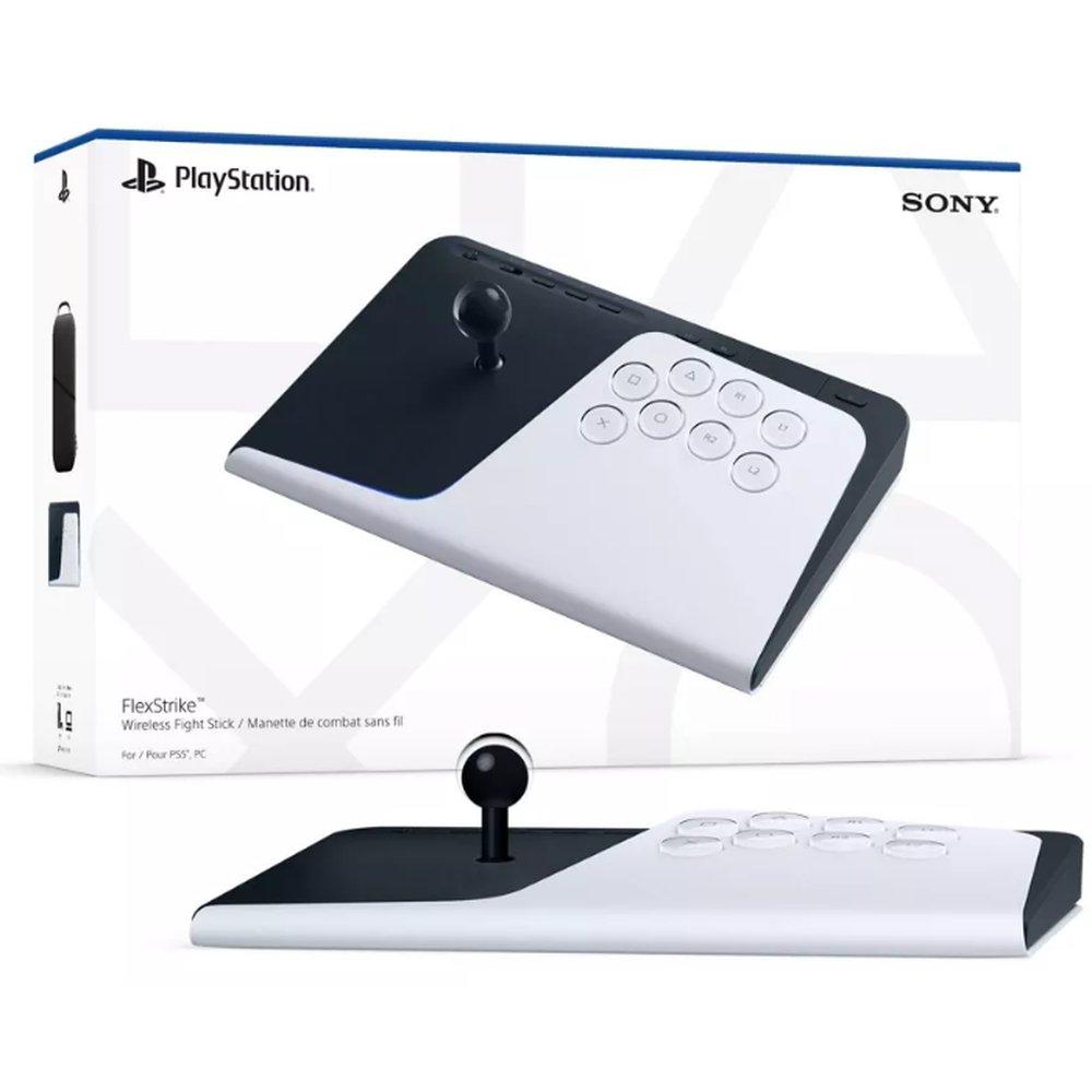 Pre-Order PlayStation FlexStrike Wireless Fight Stick, Wireless Arcade Controller, PlayStation Link, USB-C, PREORDERFLEXSTRIKE – White