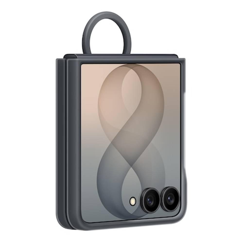 Samsung Galaxy Z Flip 8 Silicone Ring Magnetic Case, EF-EF776CBEGWW - Black