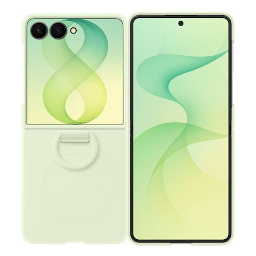 Samsung Galaxy Z Flip 8 Silicone Ring Magnetic Case, EF-EF776CGEGWW - Mint Green
