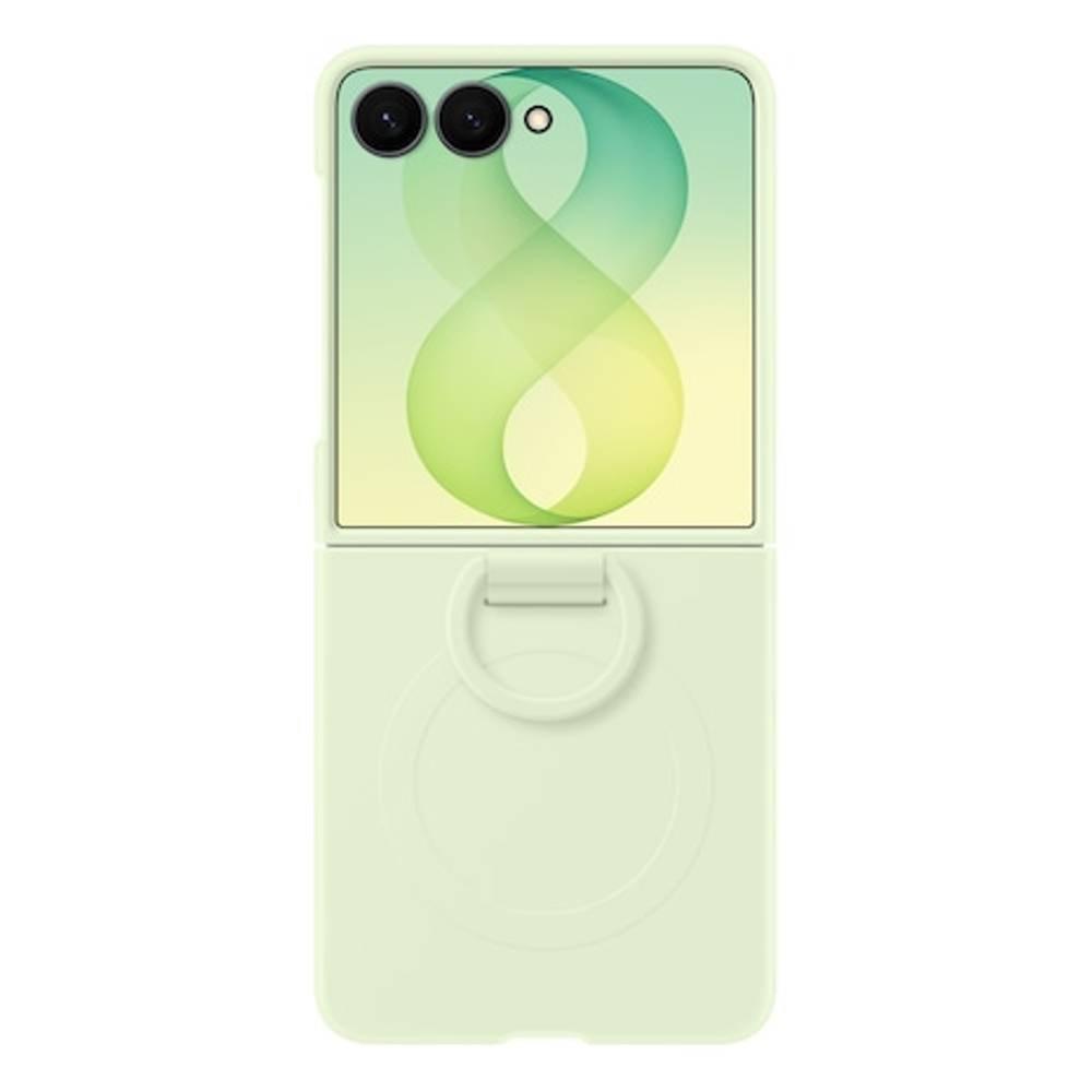 Samsung Galaxy Z Flip 8 Silicone Ring Magnetic Case, EF-EF776CGEGWW - Mint Green