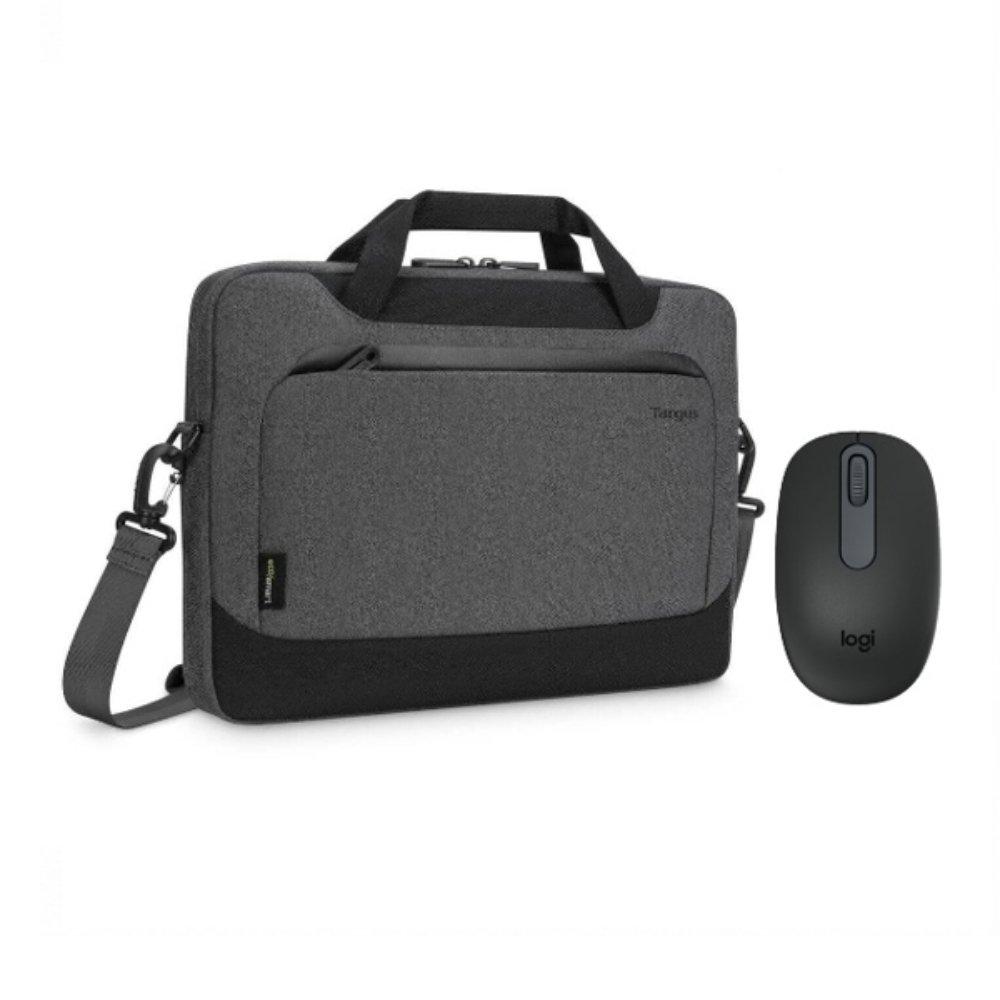 targus Targus Cypress 15 Slimcase Ecosmart Logitech M191 Wireless Mouse Bundle 15.6 inch Cases Sleeves & Backpacks