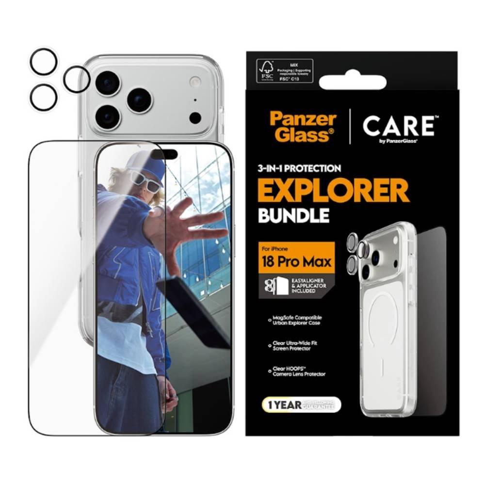 بانزرغلاس Panzerglass Flagship 3 In 1 Bundle For iPhone 18 Pro Max unknown