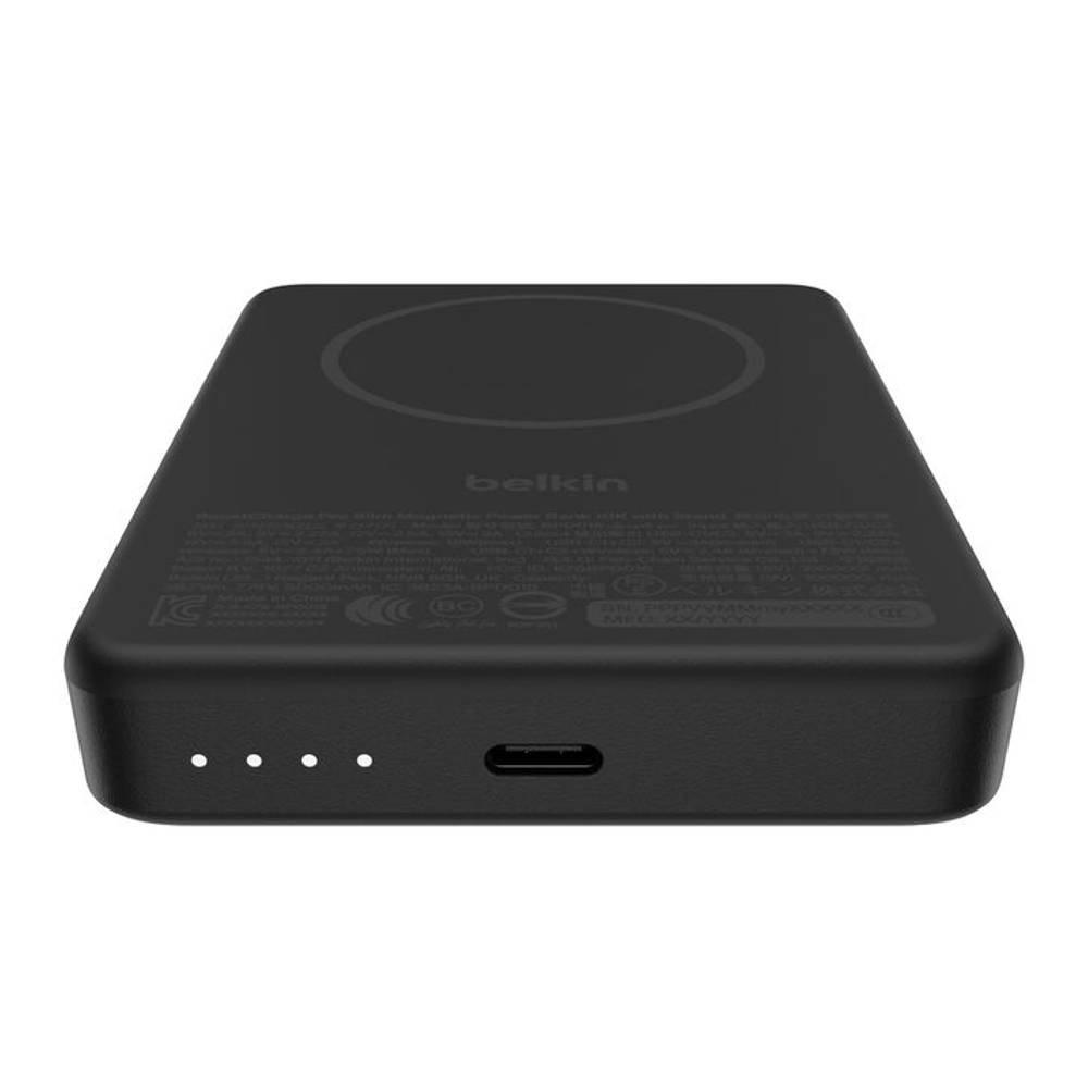 Belkin Boost Charge Slim Qi2 Power bank with Magnetic Grip, 10000mAh, 30W, BPD016HQBK- Black
