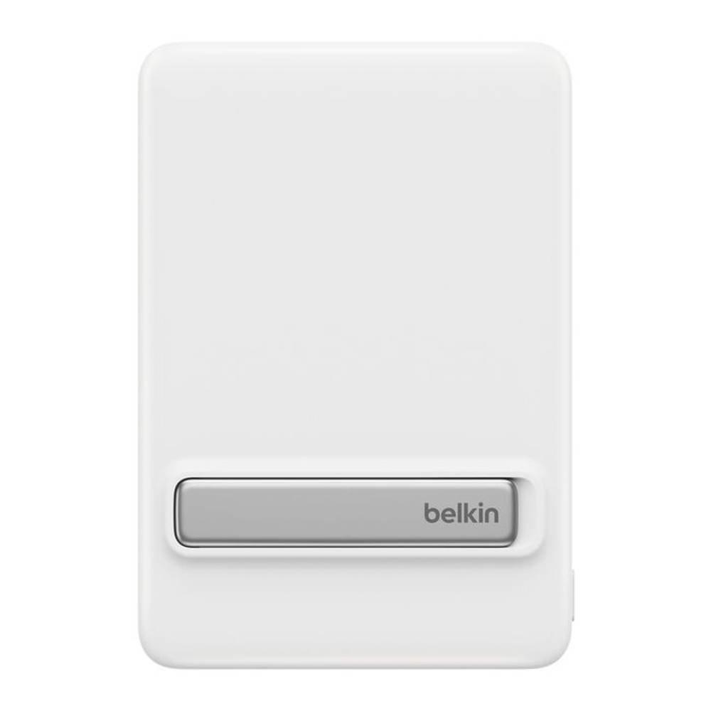 Belkin BoostCharge Slim Qi2 Power bank with Magnetic Grip, 10000mAh, 30W, BPD016HQWH - White