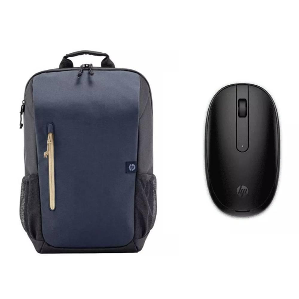 hp Hp 240 Bluetooth Mouse + Hp Travel Laptop Backpack 15.6 inch 18000 ml HP 240 Bluetooth Mouse + HP Travel Laptop Backpack, 15.6inch, 18 Liter, 6B8U7AA – Blue