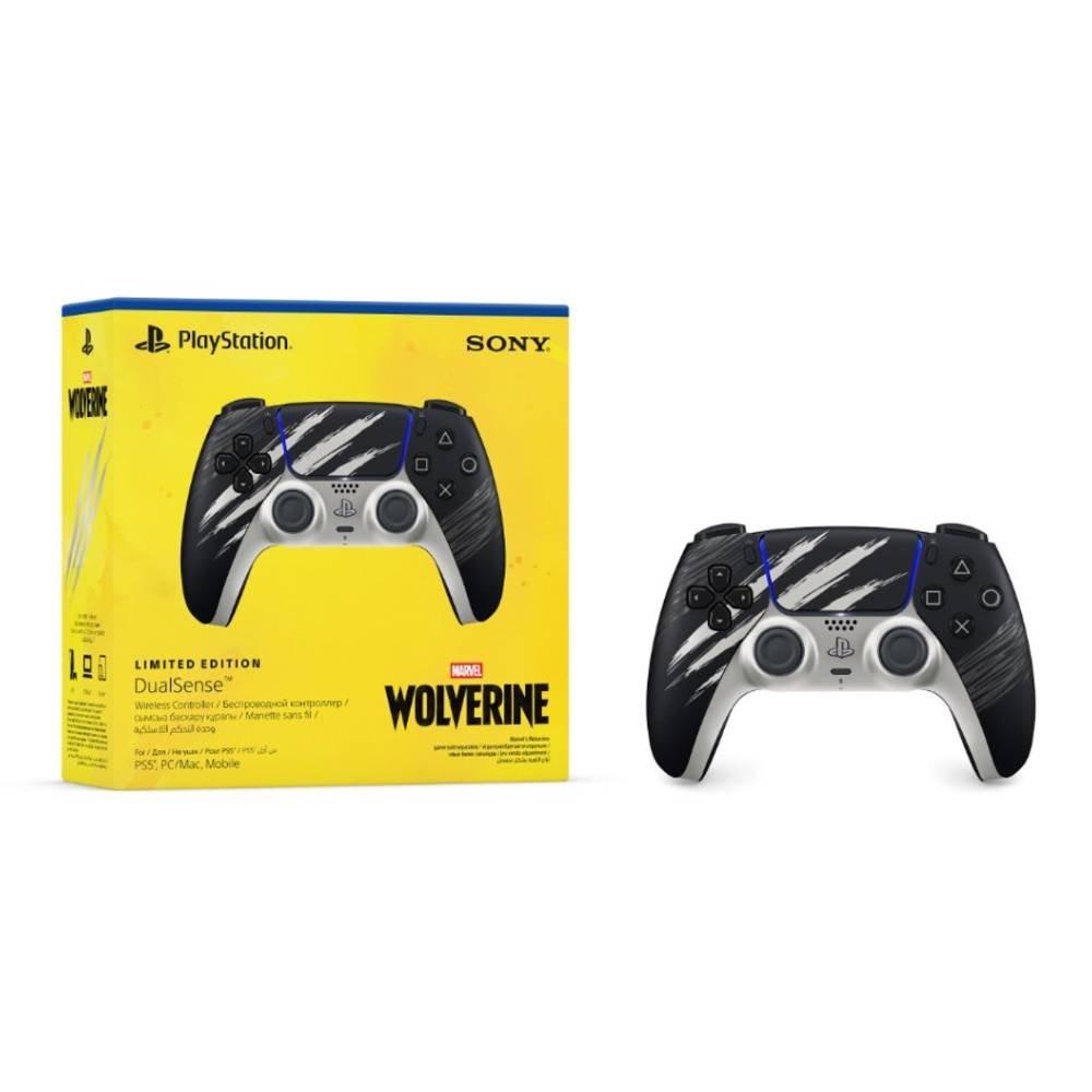 Pre-Order Sony Playstation 5 DualSense Marvel’s Wolverine Adamantium Limited Edition Controller, Wireless - Black & White