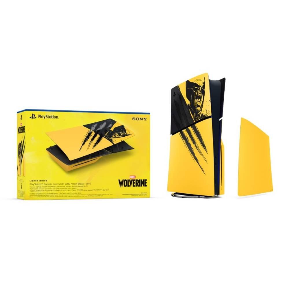 سوني SONY Playstation 5 Slim Console Cover Plates Marvel S Wolverine Battle Limited Editio