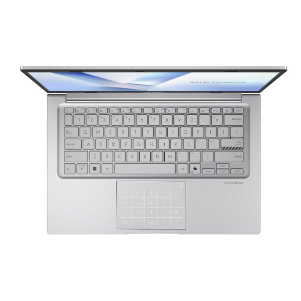 Asus Vivobook 14 Laptop, Intel Core 3 Processor 304, 256GB SSD, 8GB RAM, Windows 11 Home, Intel Graphics, X1404MA-EB166W - Silver